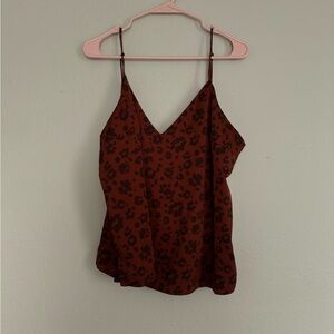 Target Women's Brown Leopard Print Top